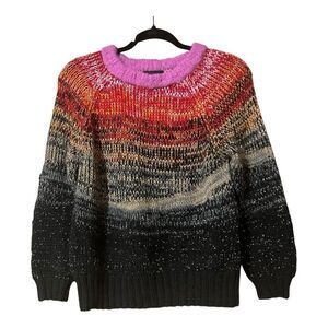Smythe X Augden Metallic Ombre Alpaca Sweater Womens Size Small Pullover
